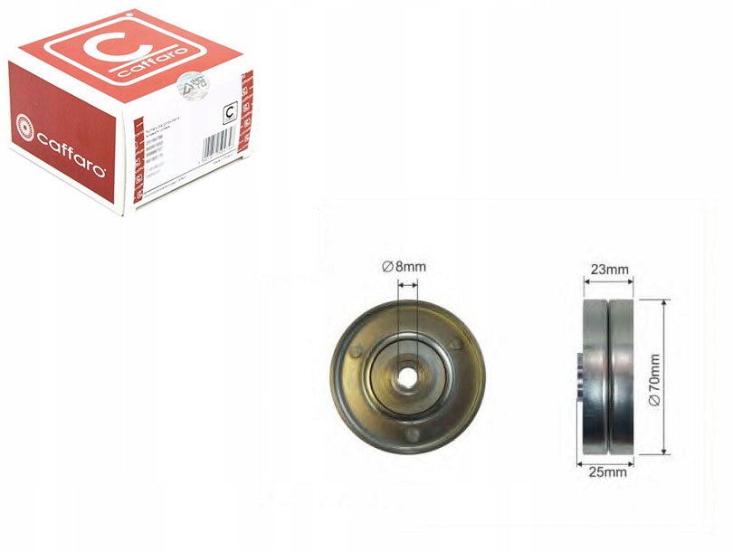 фото №1, Caffaro ролик ремень - ремень клиновой rt1487 e2b5045