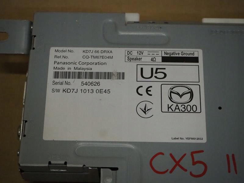 фото №2, Усилитель тюнер радио mazda cx5 cx-5 ii