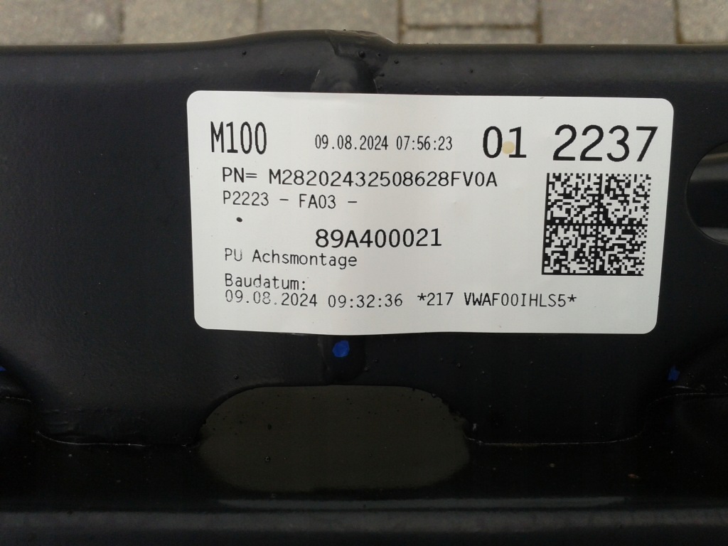 фото №5, Подрамник подрамник перед audi q4 e-tron sportback enyaq 89a400021