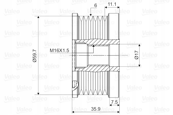Шкив генератора hyundai Киев