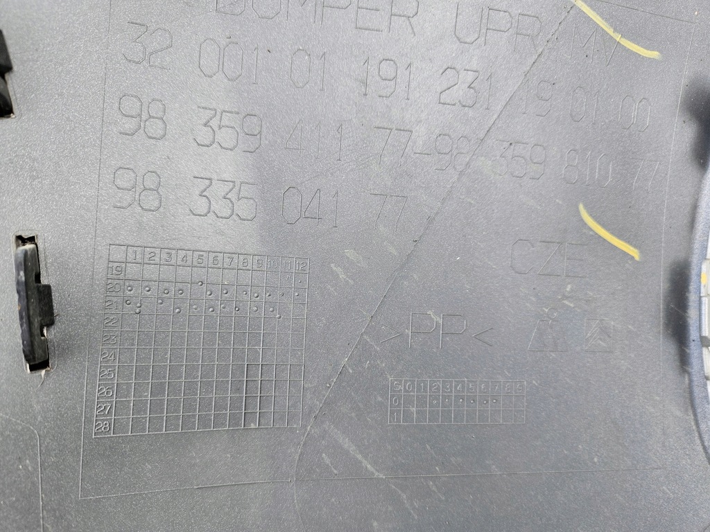 фото №13, Бампер citroen c3 iii lift 20-22 перед решітка радіатора 9812061577 9835941177