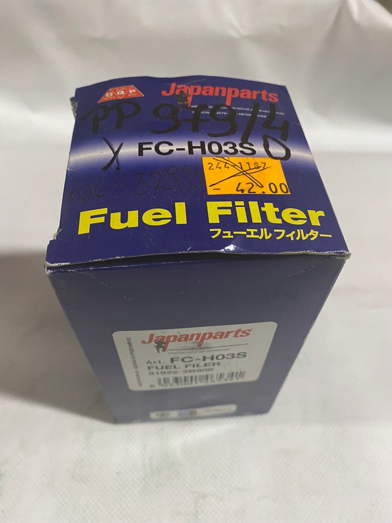 фото №1, Japanparts фильтр топлива jap, fc-h03s