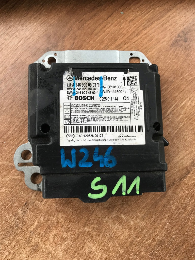 фото №1, Mercedes w246 датчик подушок подушка безпеки a2469000903