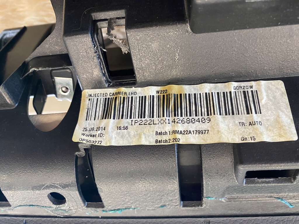 фото №12, Консоль приборная панель mercedes s w222 orginał usa