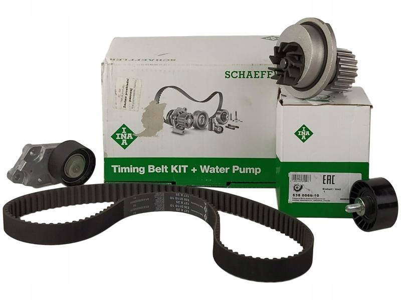 фото №9, Schaeffler ina 530 0332 30 насос водяная + набор ремень распределительного вала