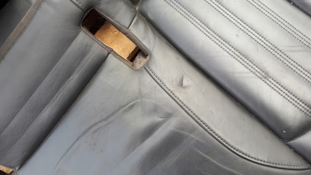 фото №11, A7 4g заднє сидіння спинка задня шкіра sline czarna