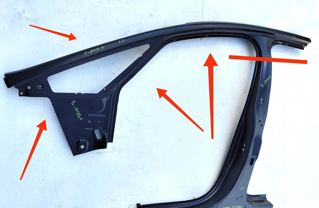 фото №1, Ford s-max ii обшивка ліва рамка двері дах