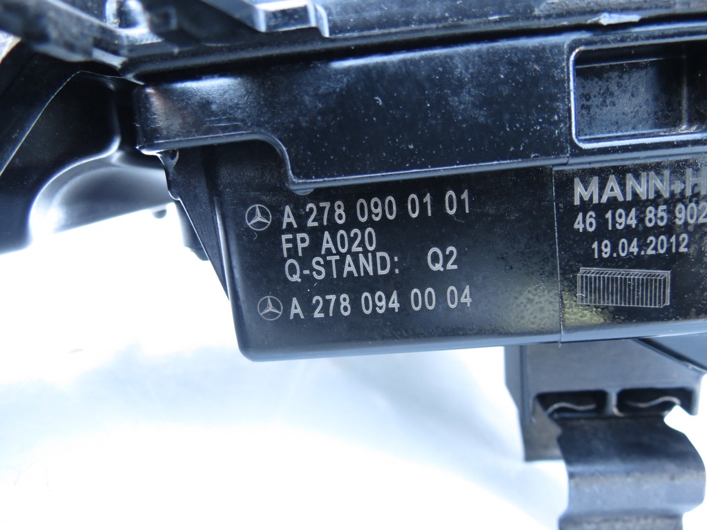 фото №10, Корпус фильтра воздуха левая a2780900101 mercedes cls w218 ml w166 4.7 v8