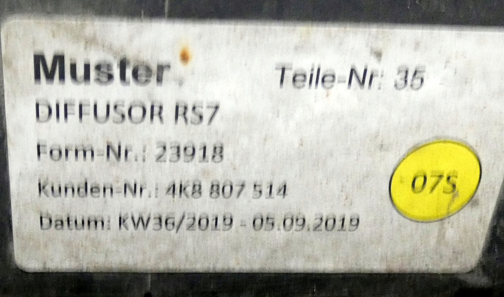 фото №13, Audi rs7 c8 rs6 4k8 спойлер диффузор задняя бампера