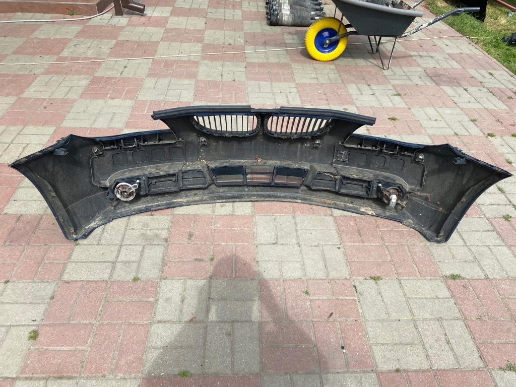фото №9, Bmw 5 e60 e61 бампер перед передний kompletny przedlift a07 mysticblau pdc