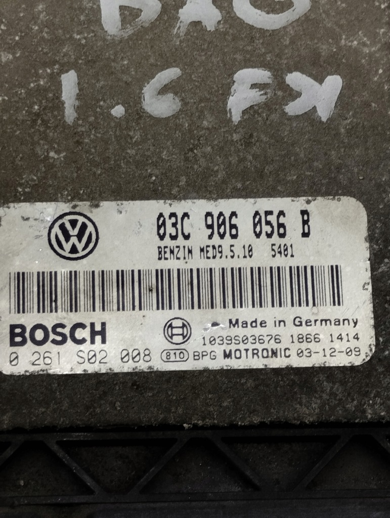 фото №1, Модуль блок керування двигуна golf v bag 1.6 03c906056b