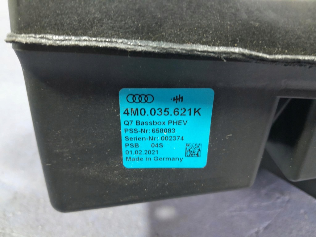 фото №4, Audi q7 ii 4m сабвуфер 4m0035621k