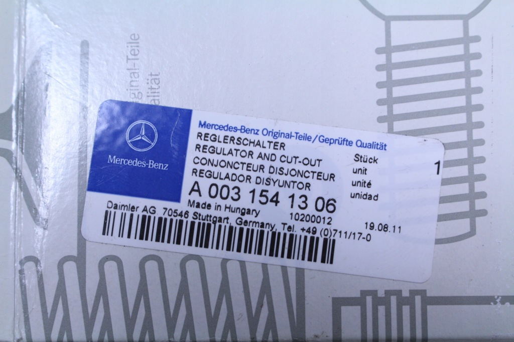 фото №3, Регулятор генератора mercedes actros a0031541306
