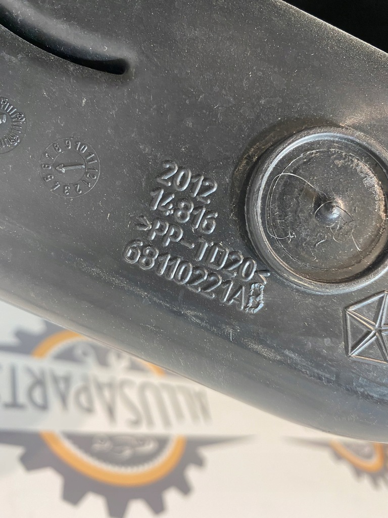 фото №4, Повітрозабірник впуск обігрівач dodge durango 2014-