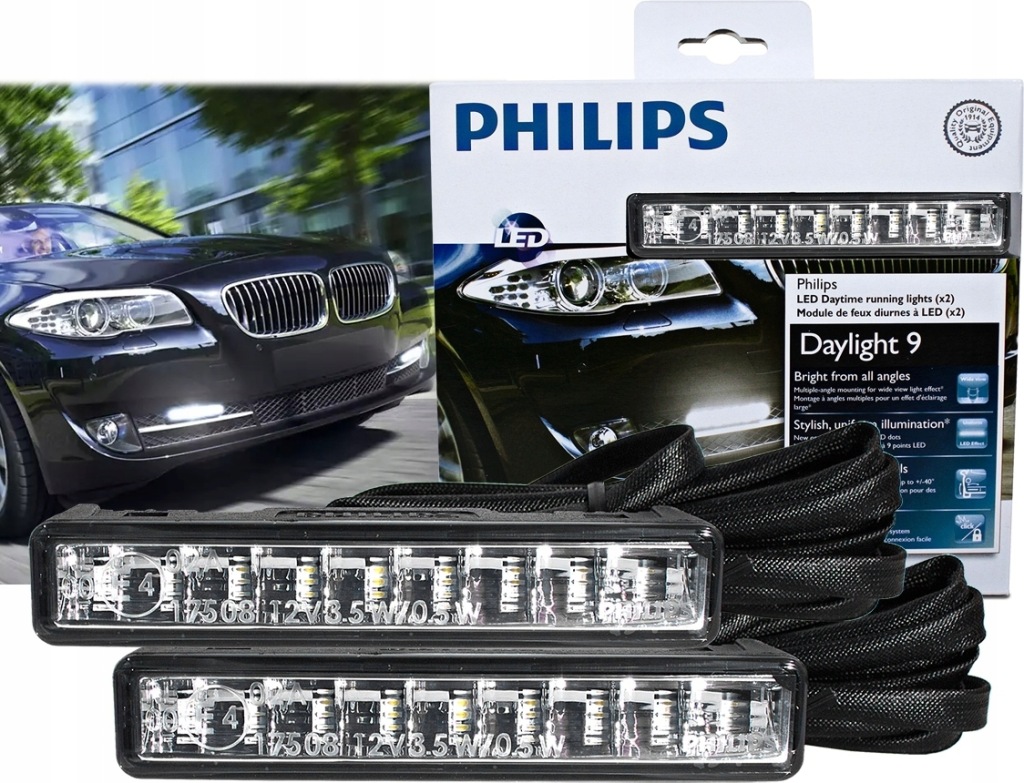 фото №1, Philips світло лампи do рух dziennej drl 9 daytime led гомологація autom