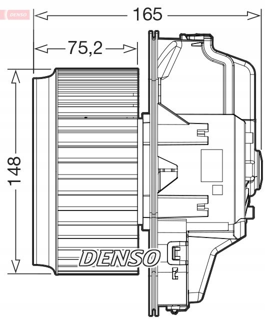 фото №2, Воздуходувка вентилятор обдув dea32006 denso vw