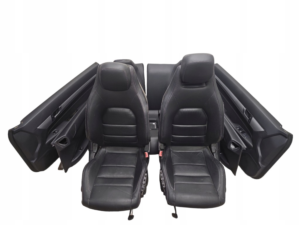 фото №1, Mercedes e klasa w207 cabrio cupe сиденья заднее сиденье обшивки