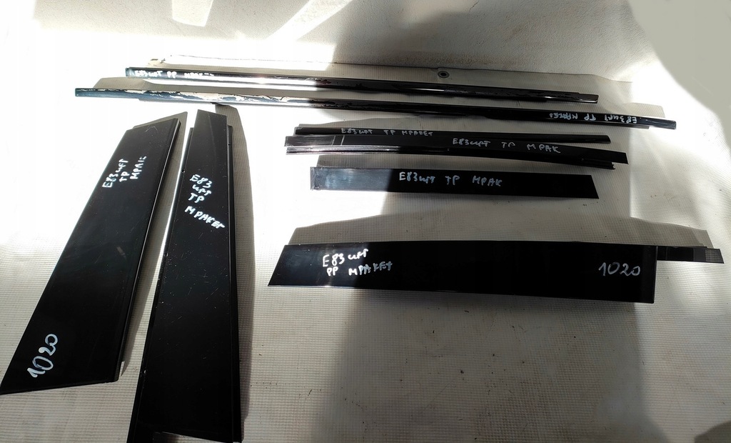 фото №1, Bmw x3 e83 lift накладки shadowline комплект