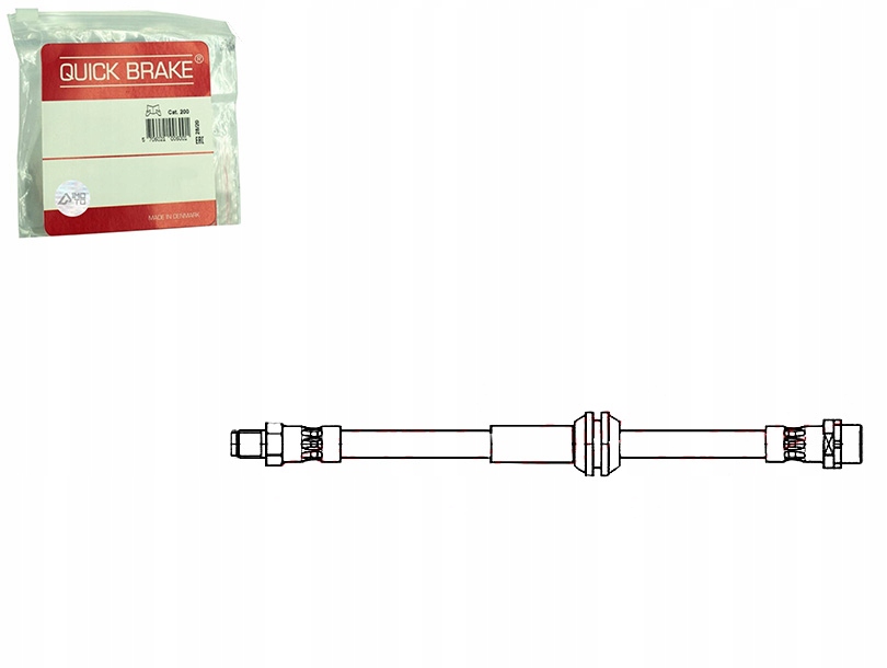 фото №1, Шланг гальмівний гнучкий задня l/p mini r56 r57 r58 r59 clubman r55