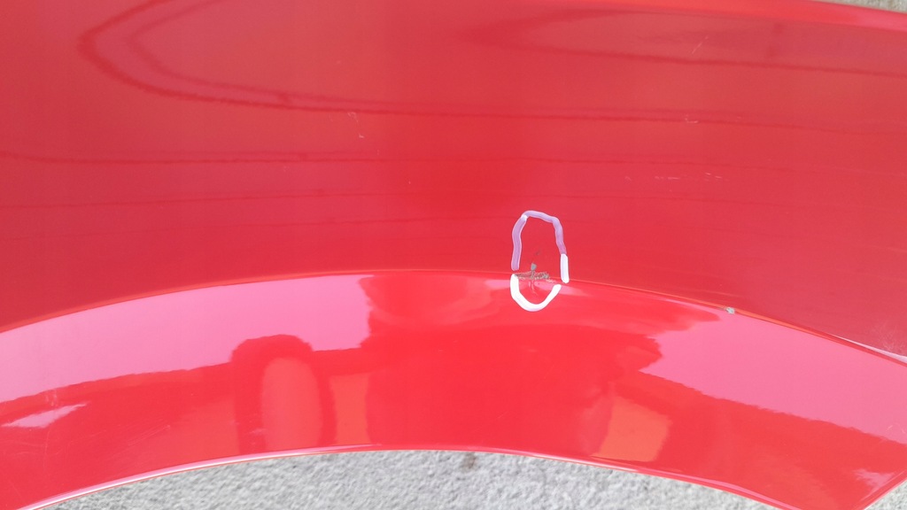 фото №7, Vw polo vi правый крыло перед передний хороший красный