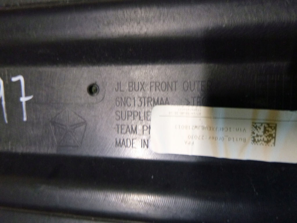 фото №6, Jeep wrangler jl бампер перед передний 18-