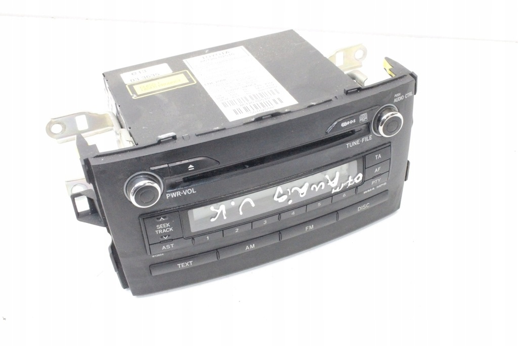 фото №9, Радио bez навигации toyota auris _e15_ 8612002510 2006