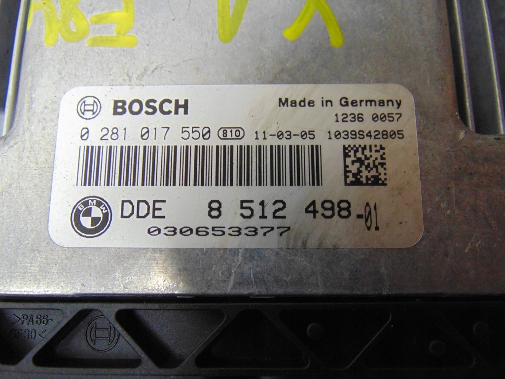 фото №7, Бортовий комп'ютер блок керування двигуна bmw x1 e84 2.0d