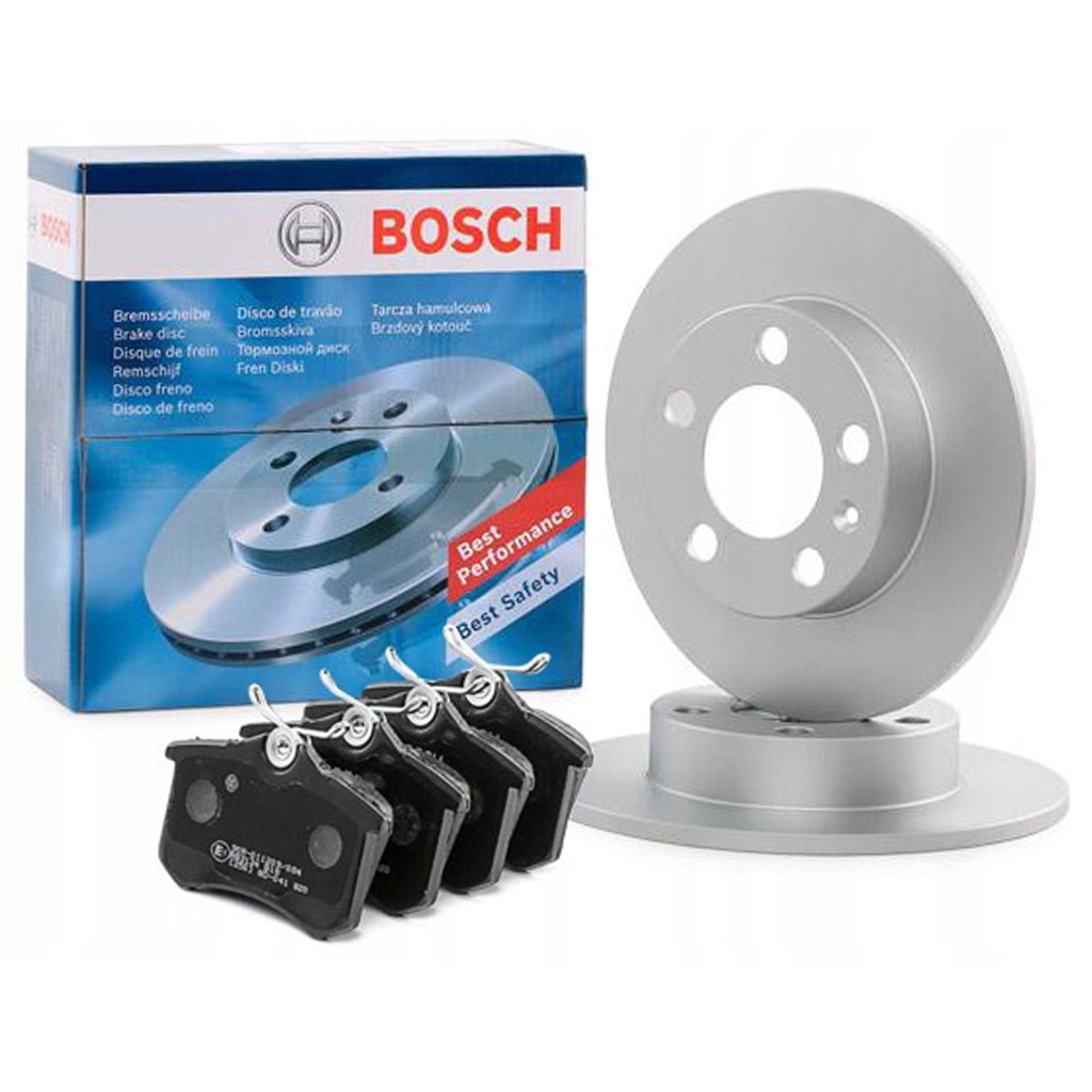 фото №1, Bosch гальмівні диски + гальмівні колодки задня skoda octavia i 1 1u