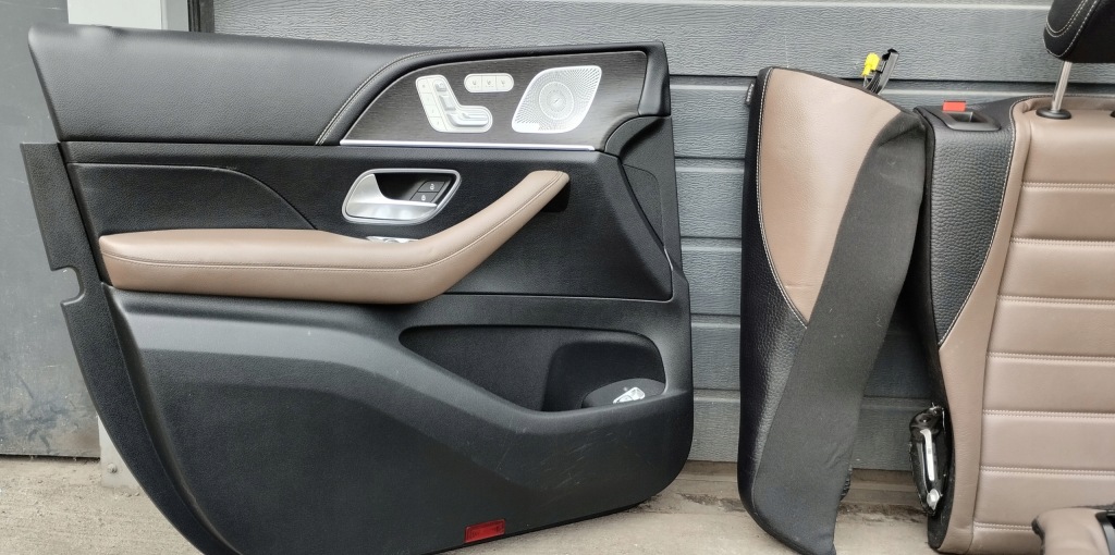 фото №12, Сидіння заднє сидіння обшивки mercedes gle w167 coupe підігрів вентильовані v167