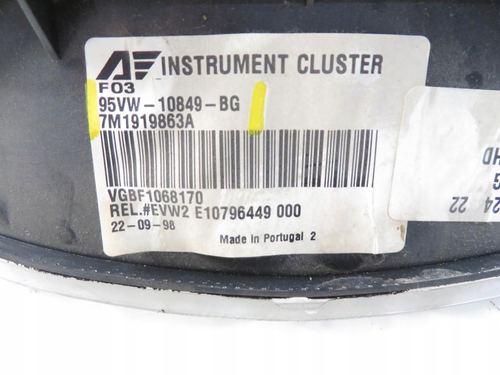 фото №8, Счетчик ford galaxy i 2.3 16v 95vw10849bg