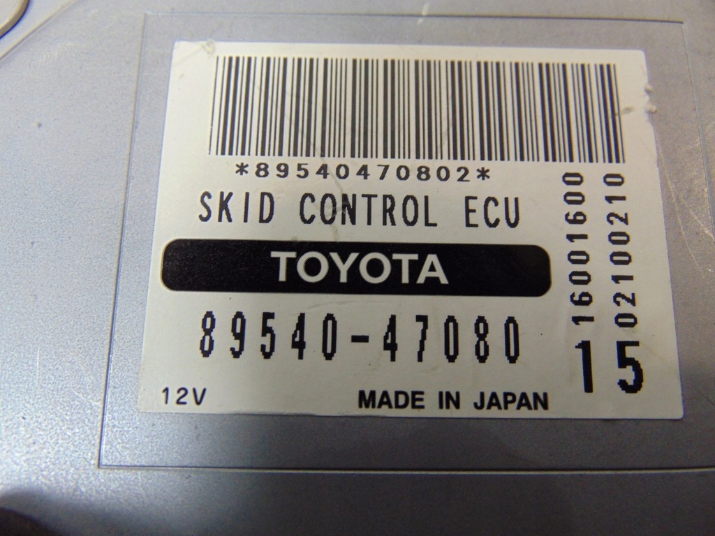 фото №5, Модуль блок керування бортовий комп'ютер toyota prius ii 1.5 hybrid 89540-47080