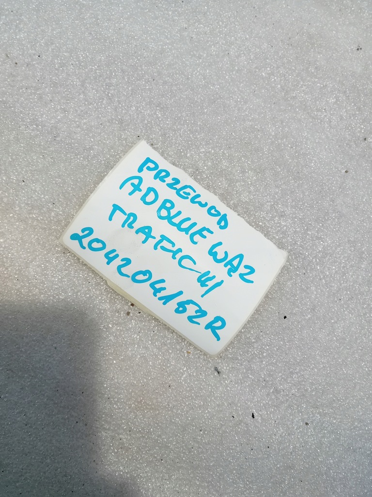 фото №5, Шланг рідина adblue renault trafic iii 204204152r