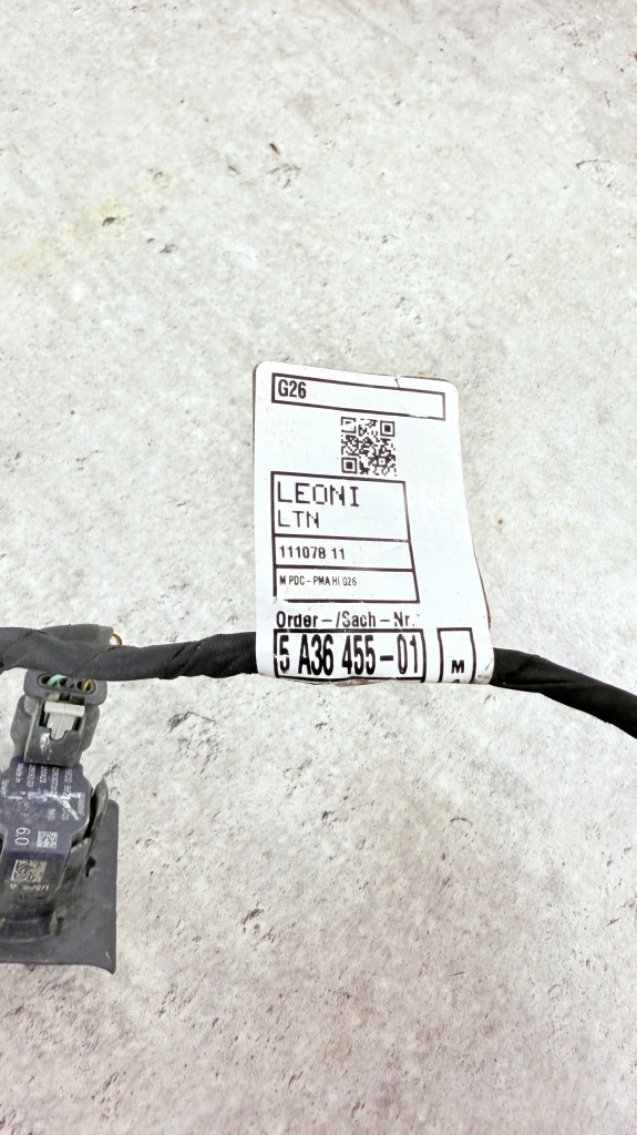 фото №11, Bmw g26 электропроводка жгут датчиков парковки 6x pdc 5a36455