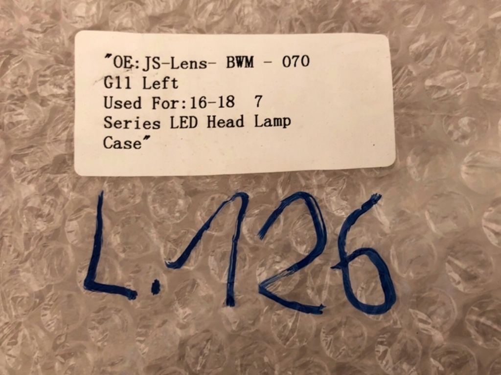 фото №10, Корпус вкладыш лампы фара led левый перед do bmw 7 g11 g12 przedlift