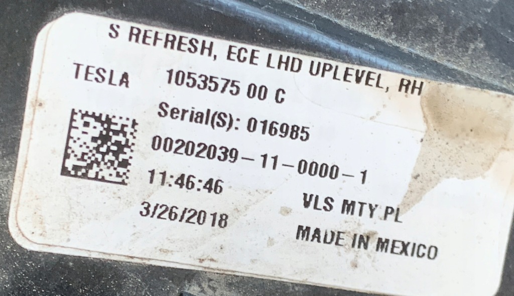 Фара правий перед tesla s рестайлінг  full led 00202039 Київ