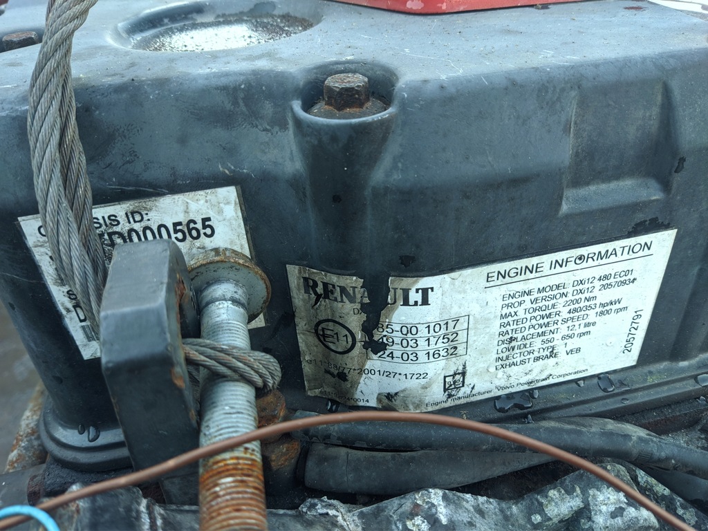 фото №6, Двигатель dxi 12 480 440 euro 5 renault magnum volvo пусковой гарантия