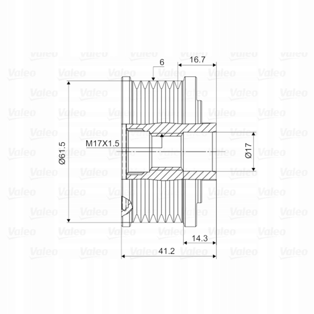 фото №14, Генератор - сцепление односторонний valeo 588009