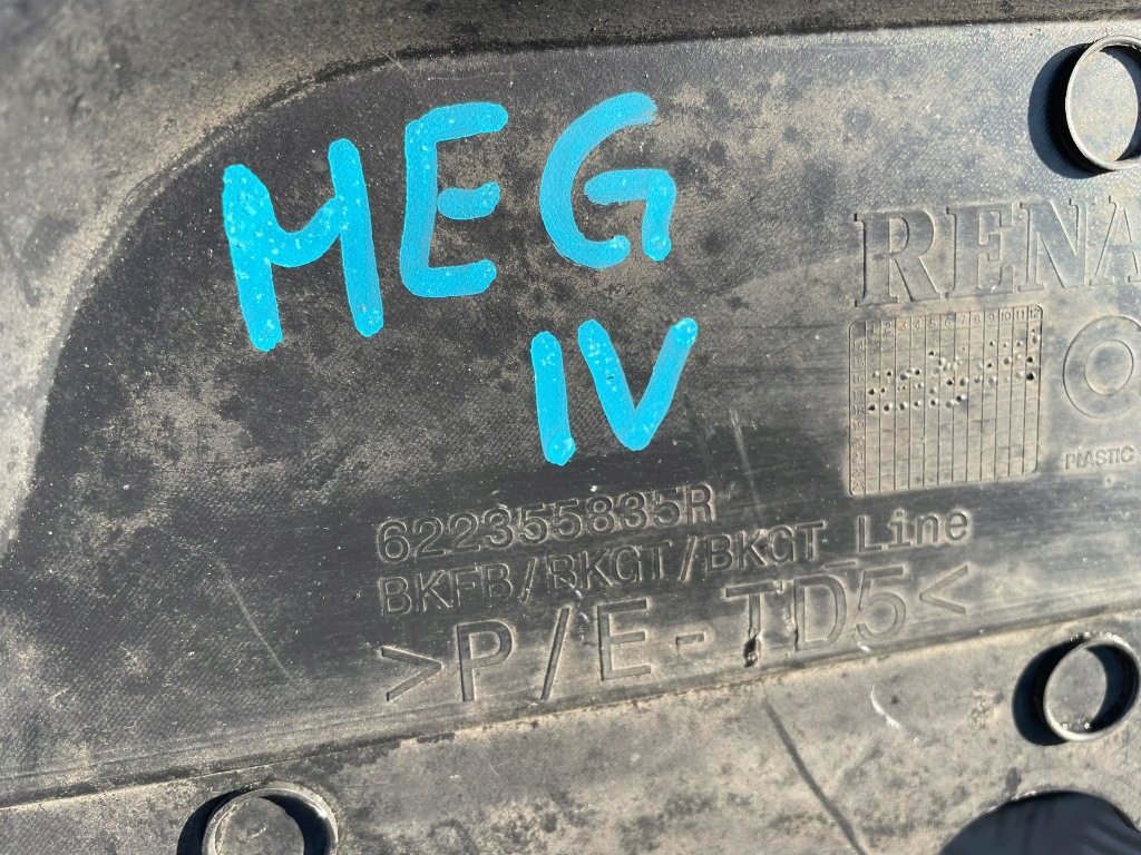 фото №6, Renault megane iv защита pod бампер 622355835r