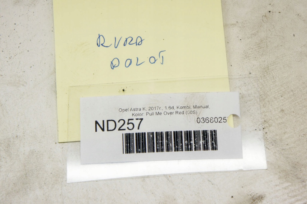 фото №5, Nd257 opel astra k 1.6d труба воздухозаборник