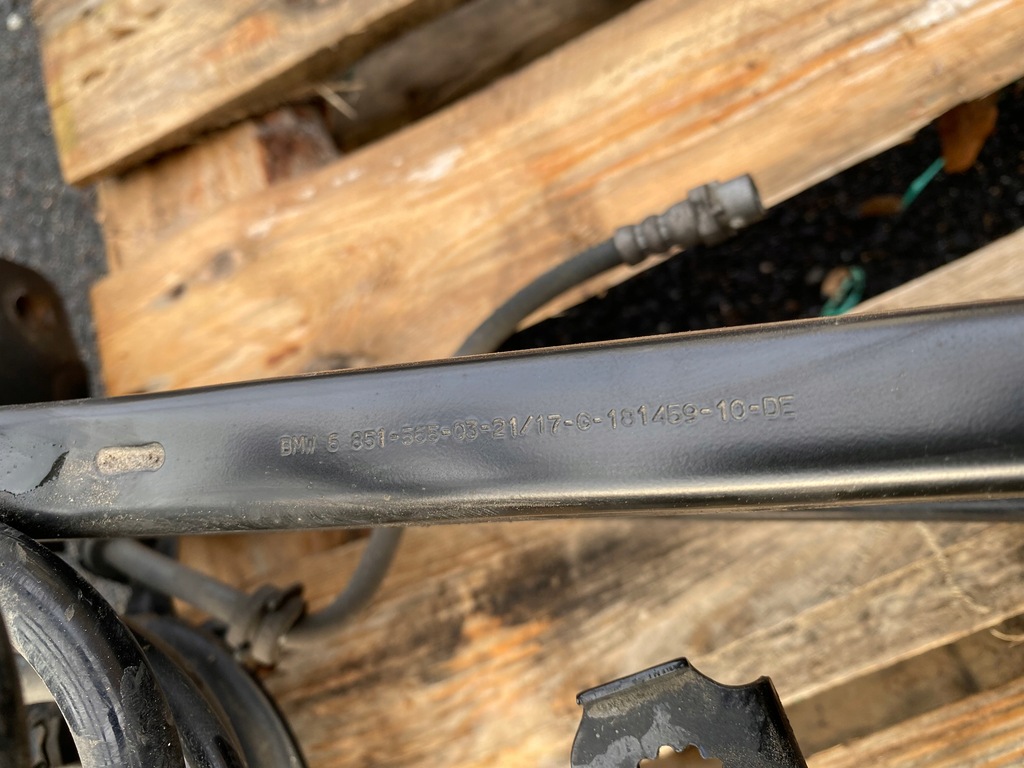 фото №9, Bmw f45 1.5 гибрид 225 полный подвеска задняя подрамник подрамник 6864561 балка