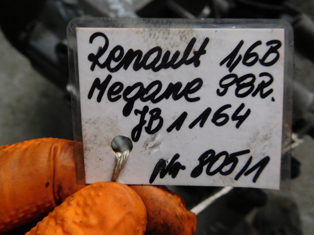 фото №7, Коробка передач передач jb1164 megane renault 1.6 b