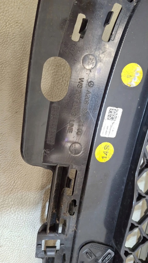 фото №12, Решётка радиатора решётка радиатора радиатора заглушка mercedes c-klasa w206 a206 amg a2068802100