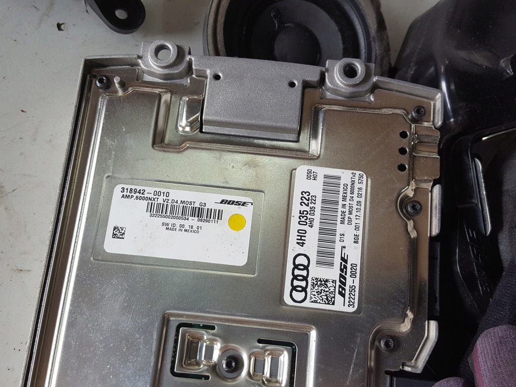 фото №6, Audi a8 d4 09-13r динамики усилитель bose