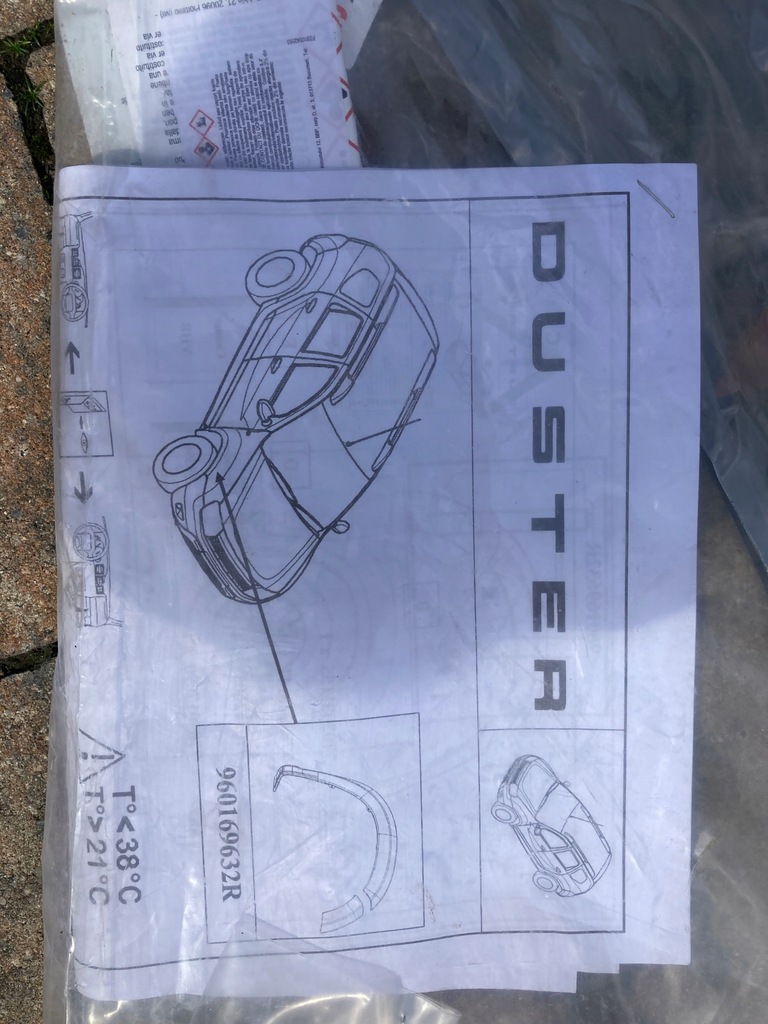 фото №9, Duster i молдинг na крыло правый перед комплект