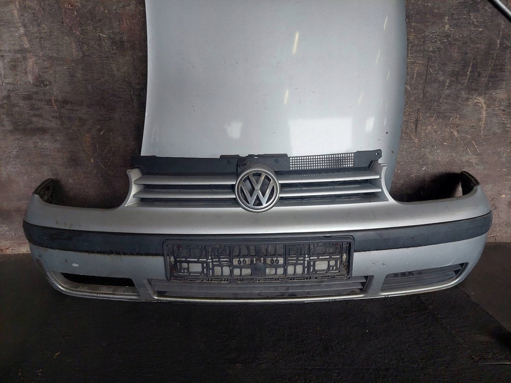 фото №12, Kompletny перед капот бампер крила лампи volkswagen golf iv la7w
