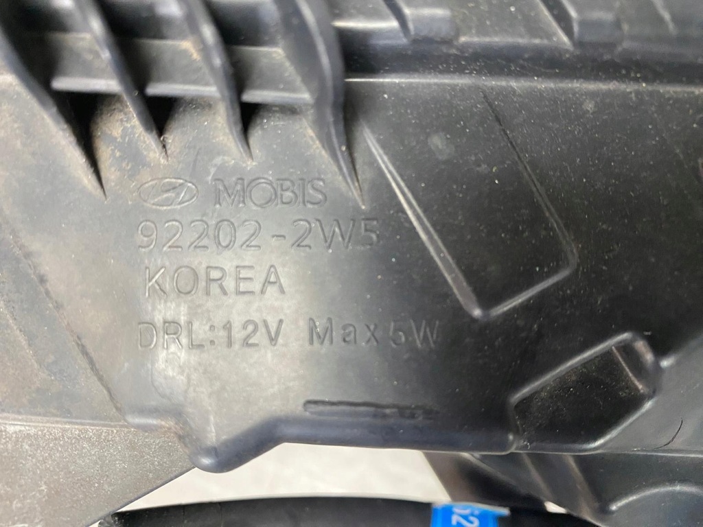 фото №9, Противотуманная фара правый led drl hyundai santa fe iii lift 92202-2w5