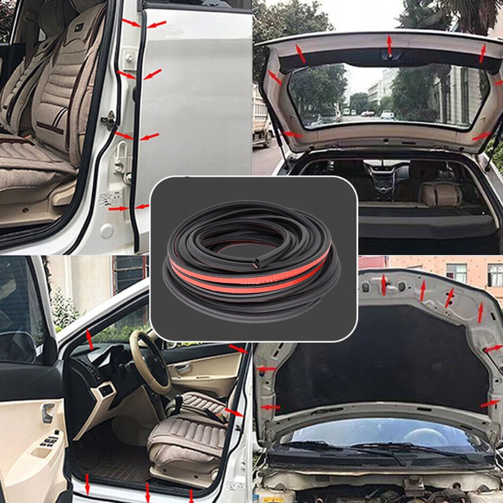 Стрічка ущільнювальна до двері автомобільних 16m, форма l, samoprzylepna Київ