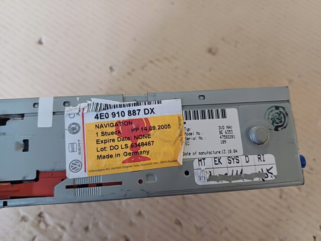 фото №5, Зчитувач навігації audi a6 c6 nr. 4e0910887dx