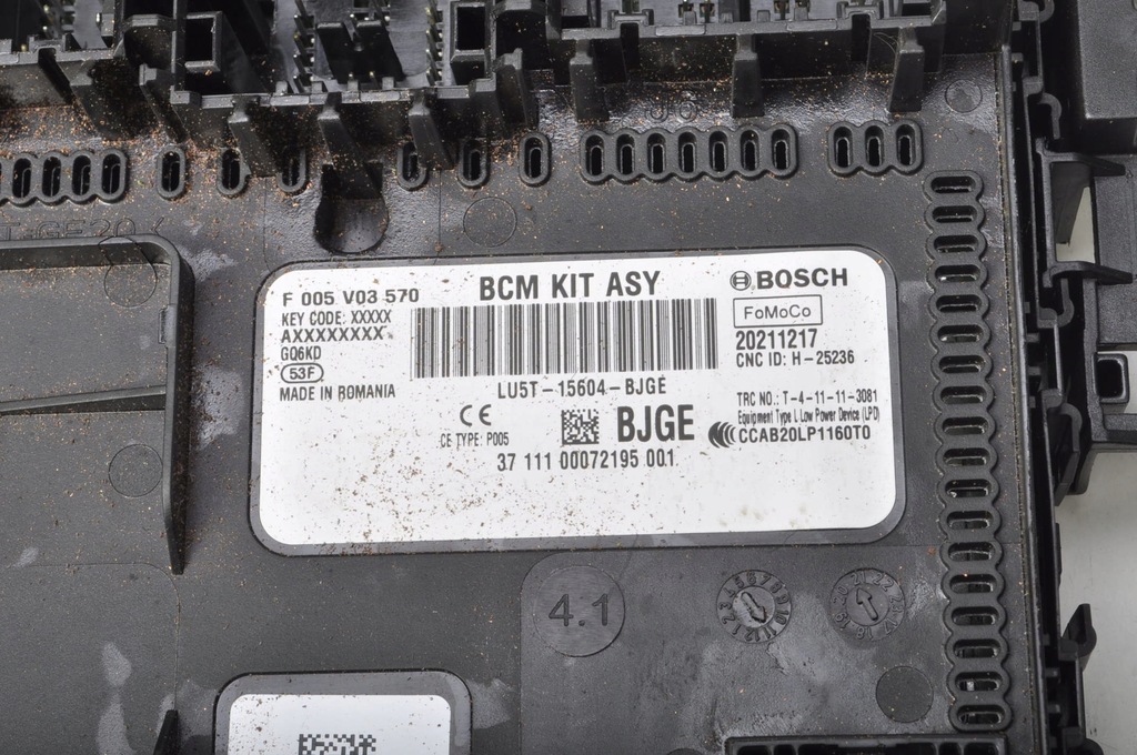 фото №7, Focus mk4 1.0 коробка модуль bsi lu5t-15604-bjge