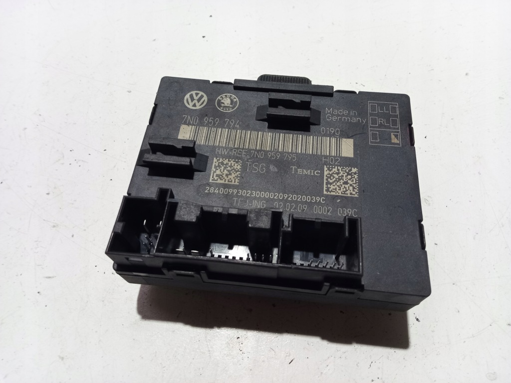 фото №1, Skoda superb - модуль блок керування двері 7n0959794